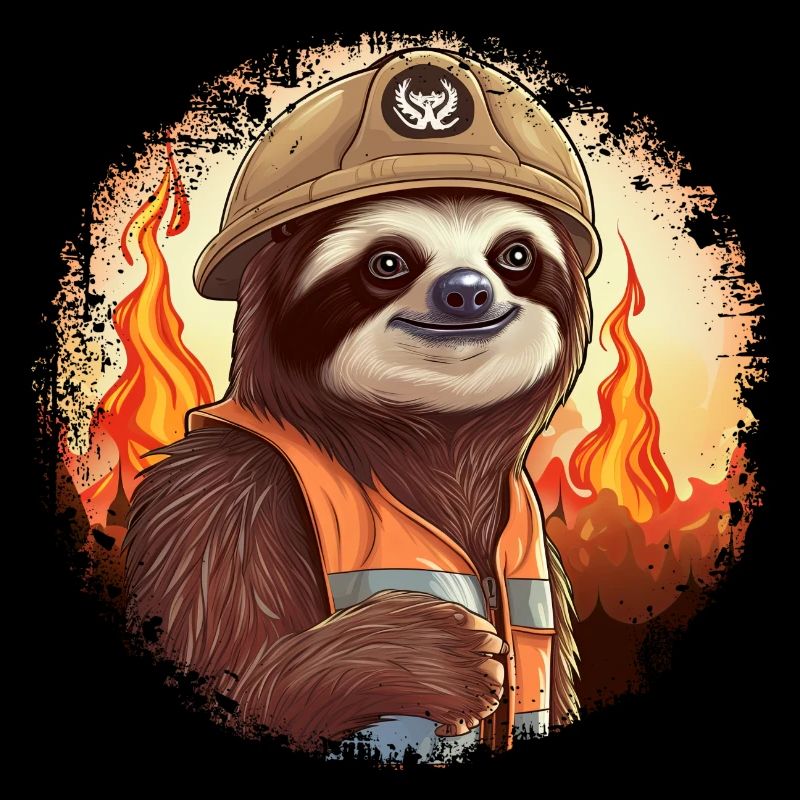Firefighter Sloth