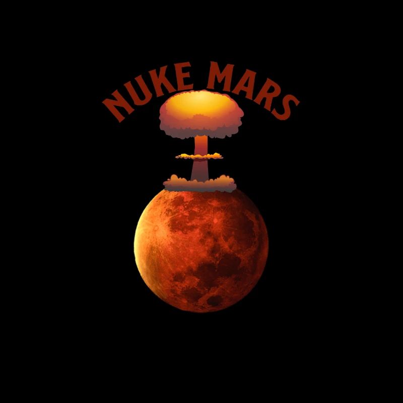 Mars zerstäuben - Nuke Mars