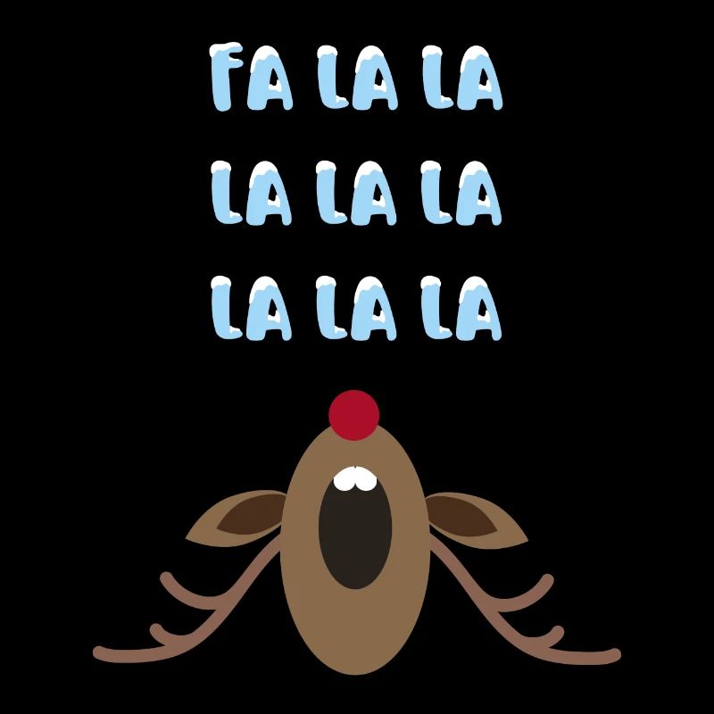 Singing reindeer Fa la la