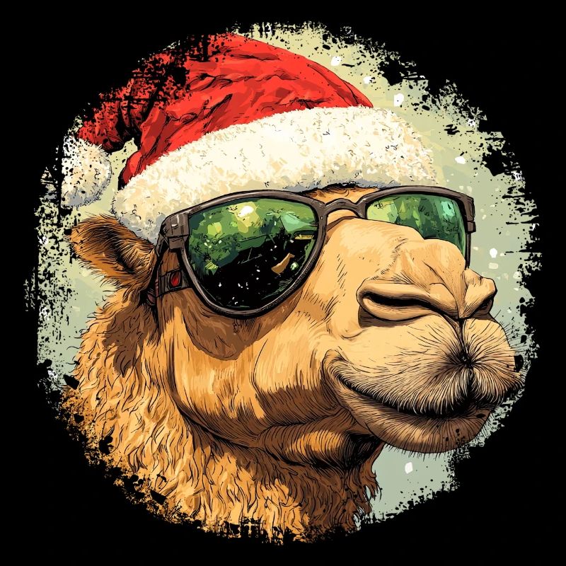 Kamel Weihnachtsmann