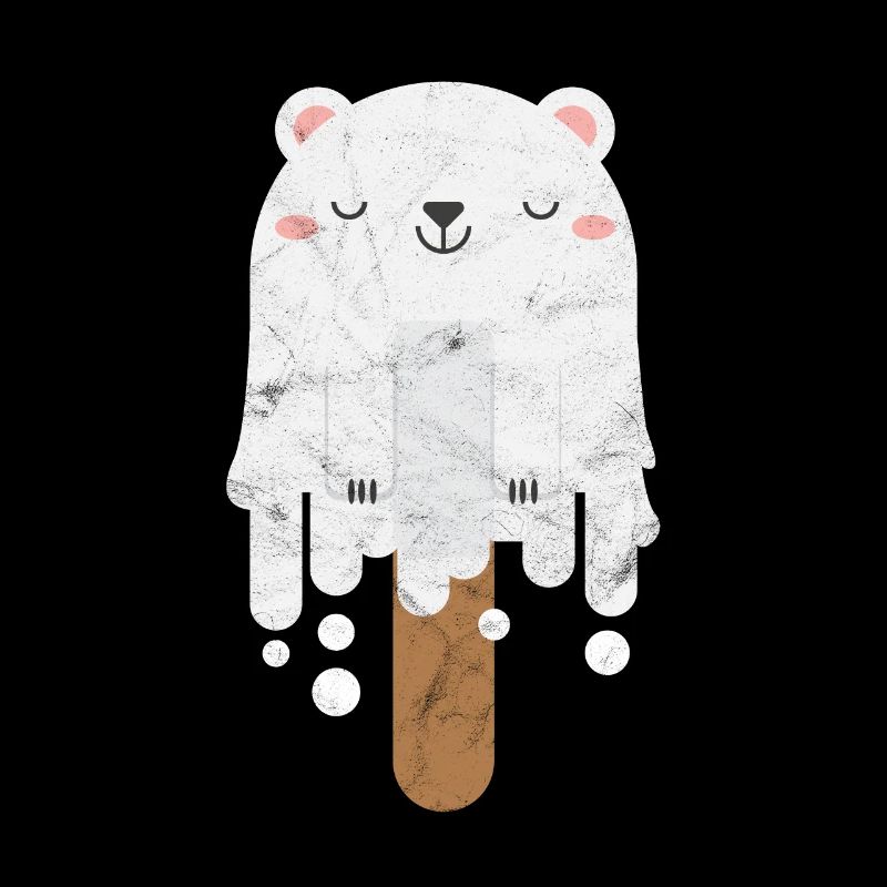 Polar Bear Gift Ice Cream Polar Bear North Pole Summer