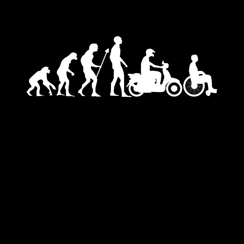 Evolution Moped Roller Mofa Rollstuhl Geschenk