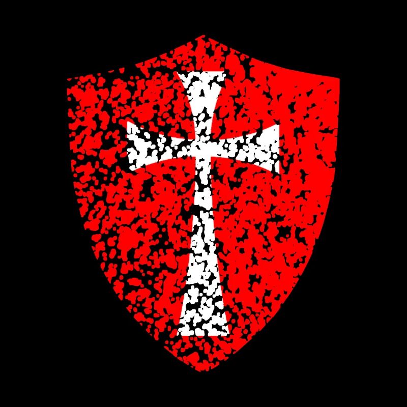 Crusader Templar cross shield