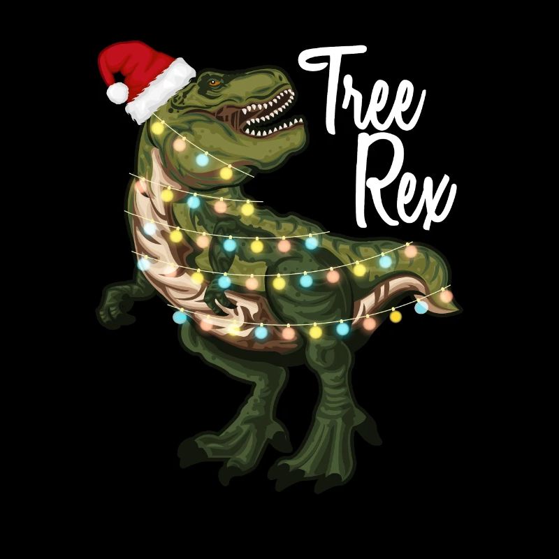 Idée de cadeau de Noël de dinosaure Tree Rex T-Rex