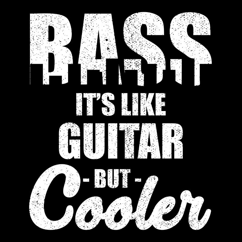 La basse c'est comme une guitare mais plus froide