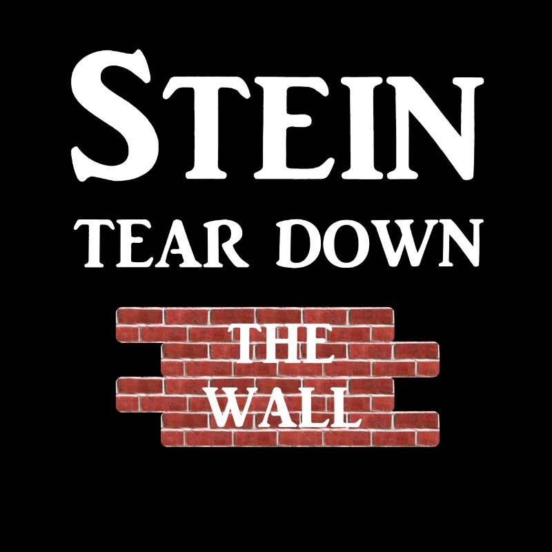 Jill Stein tear down the wall in white