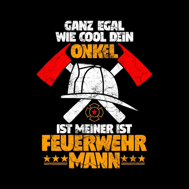 Firefighter Uncle Gift Funny Fire Brigade