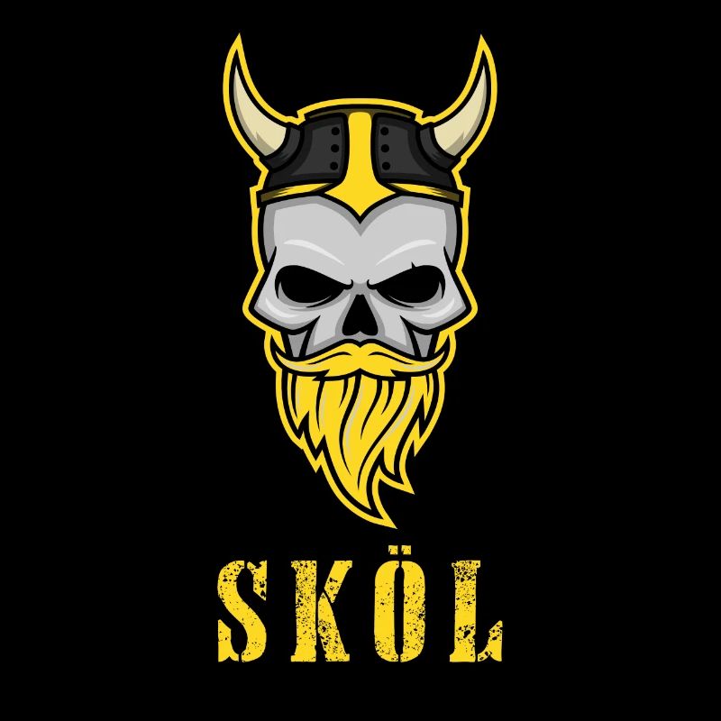 Wikinger Schädel Skol Helm