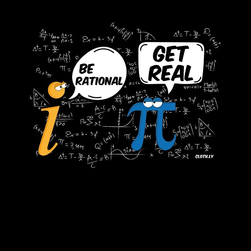 Math T-Shirt Funny Pi Be Rational