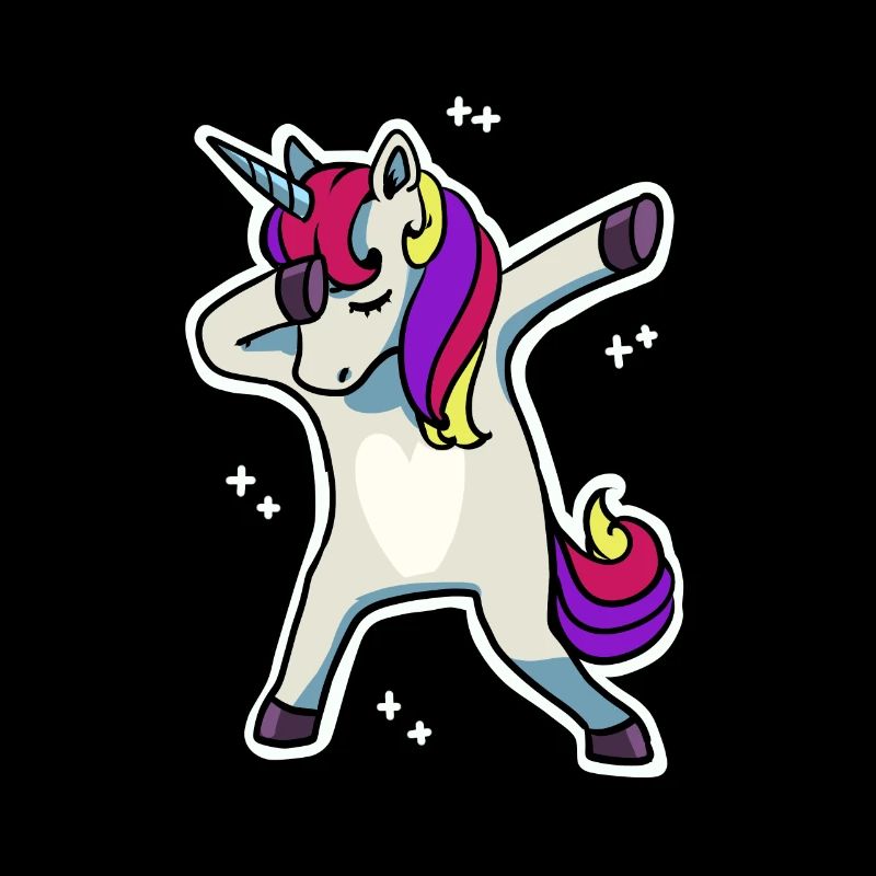 Unicorn Dance Dabbing Party Disco Electro Gift