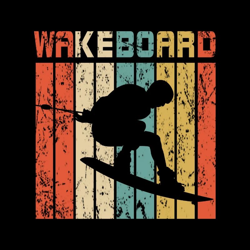 Wakeboard Retro Geschenk
