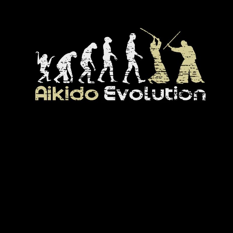 Aikido Kampfsport Evolution Geschenk