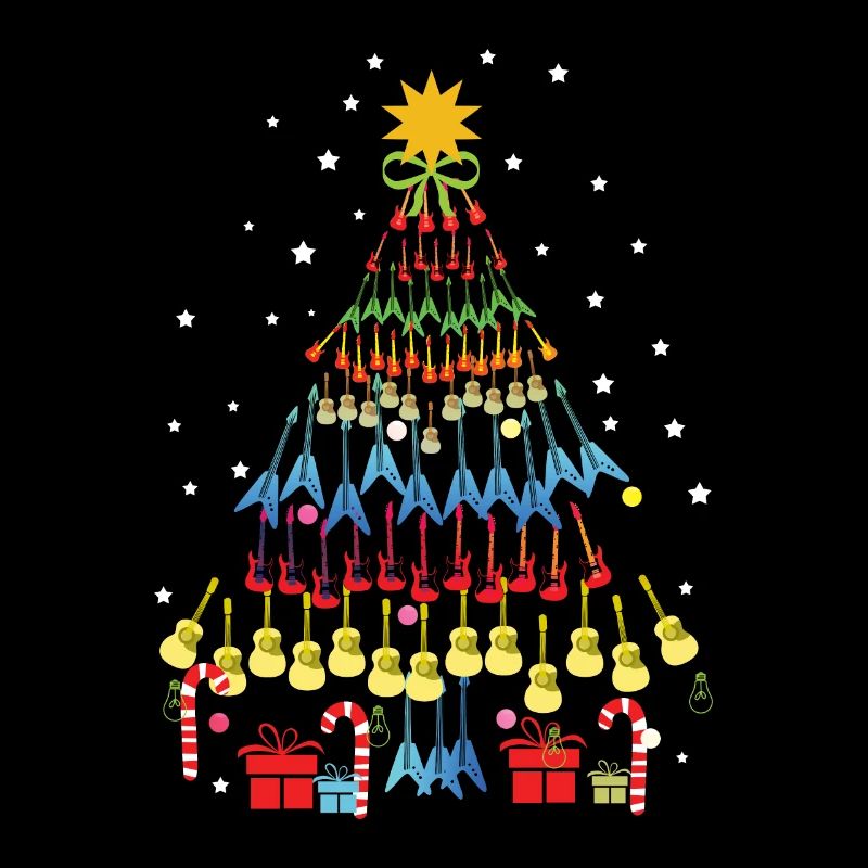 Guitars Christmas tree