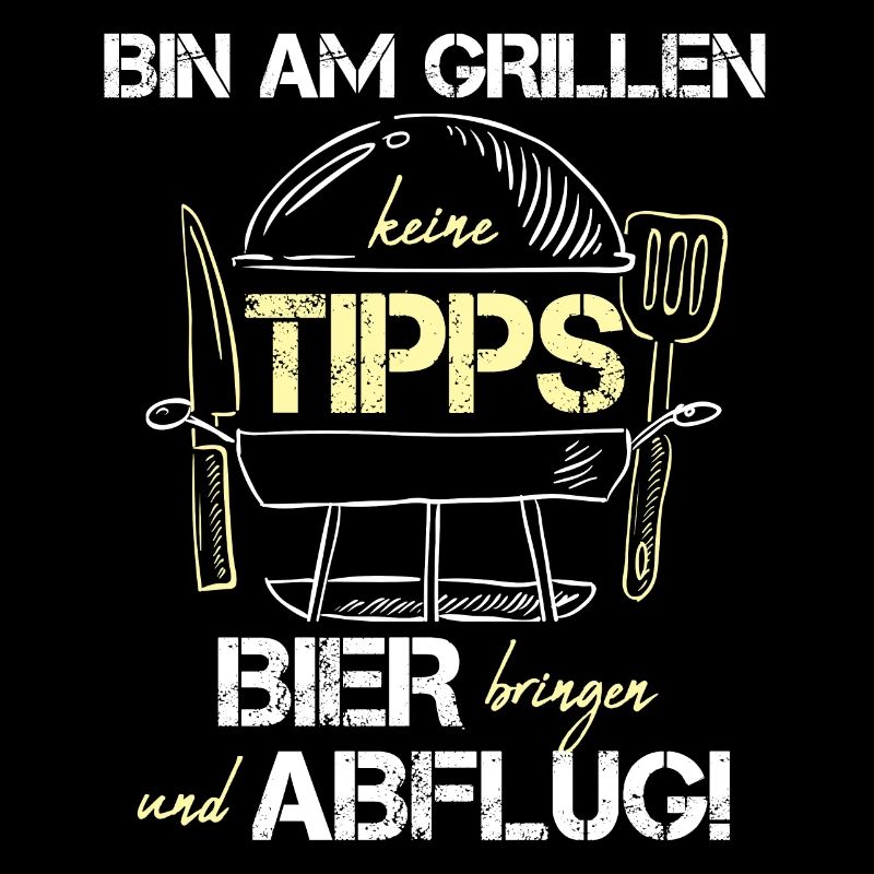 Grillen lustig Geschenkidee Mann Design