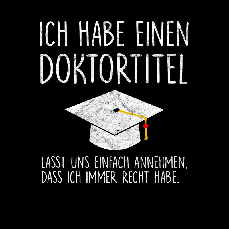 Dr Doktortitel Doktor Studium Geschenk