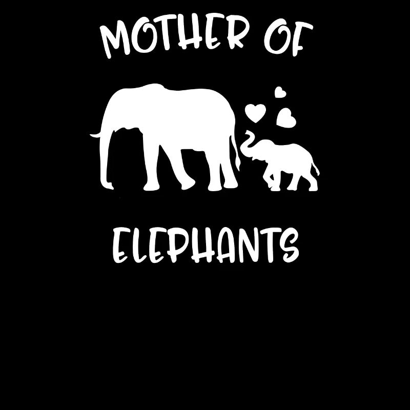 Mutter der Elefanten Elefant