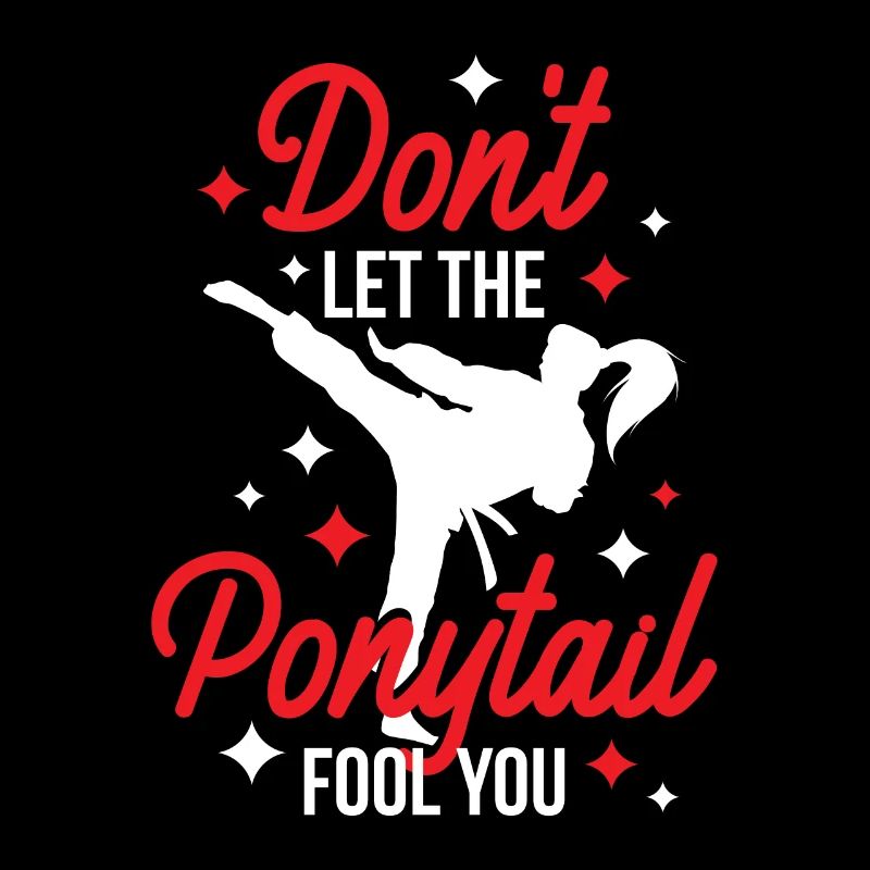 Karaté ne laisse pas la queue de cheval vous tromper