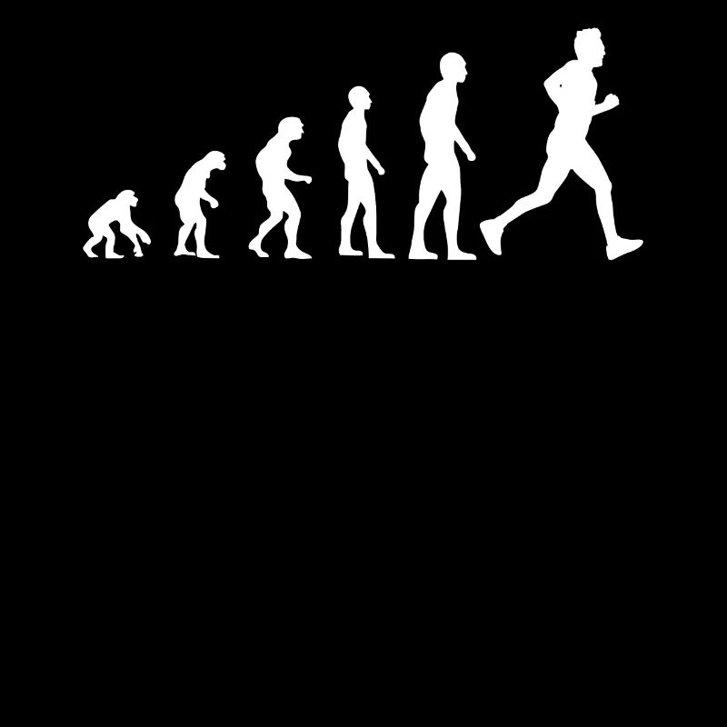 Jogging Run Runner Evolution Funny Gift