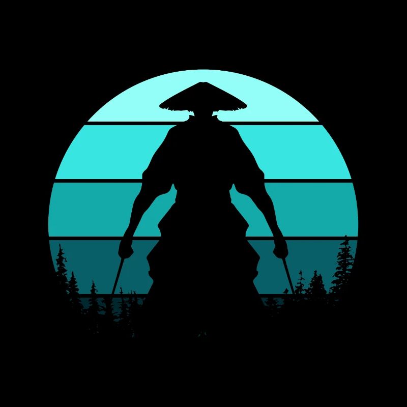 Samurai silhouette