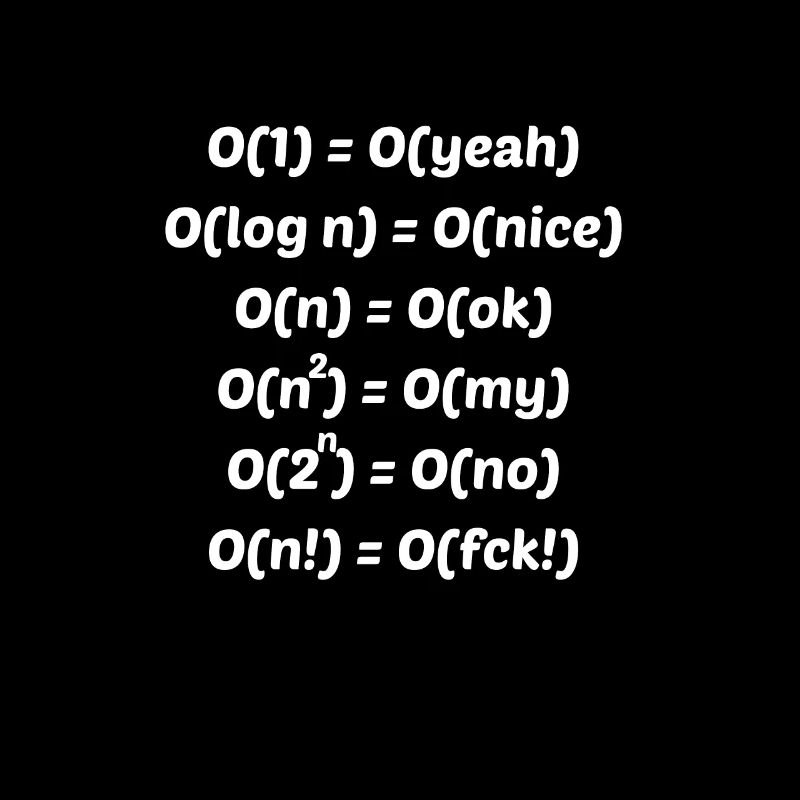 Algorithm complexity Funny programmer