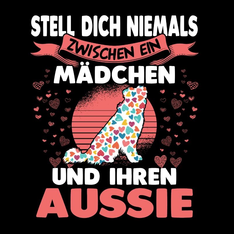 Hundebesitzerin Aussie Australian Shepherd