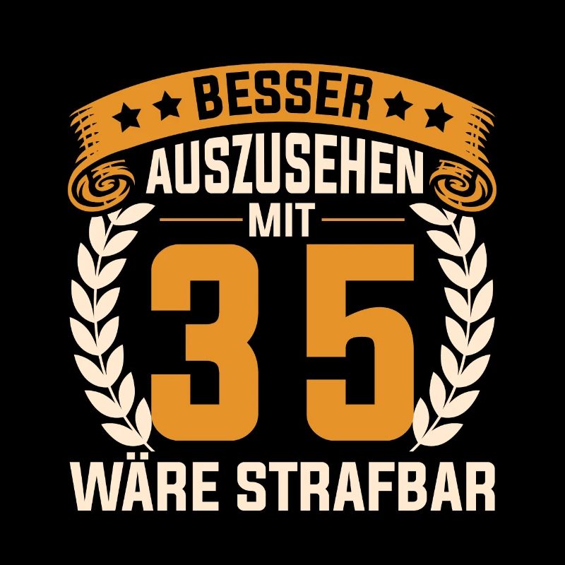 35. Geburtstag 1987 Geschenk Mann Spruch Auszusehe
