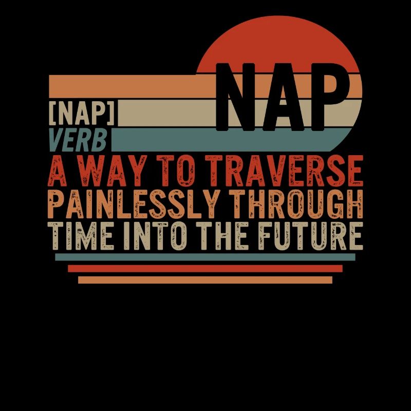 Napping Shirt, Nap Verb Description Tee, Funny