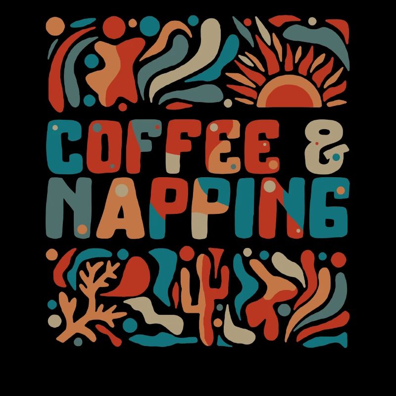 Napping Shirt, Coffee And Napping Tee, Funny