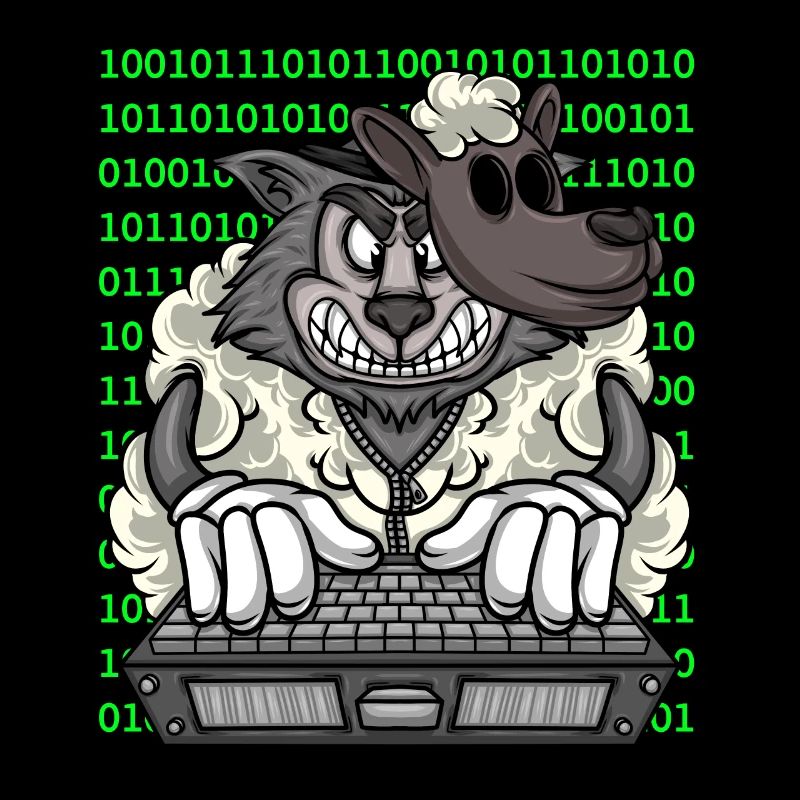 Hacker Wolf In Sheep's Clothing Cybersecurity