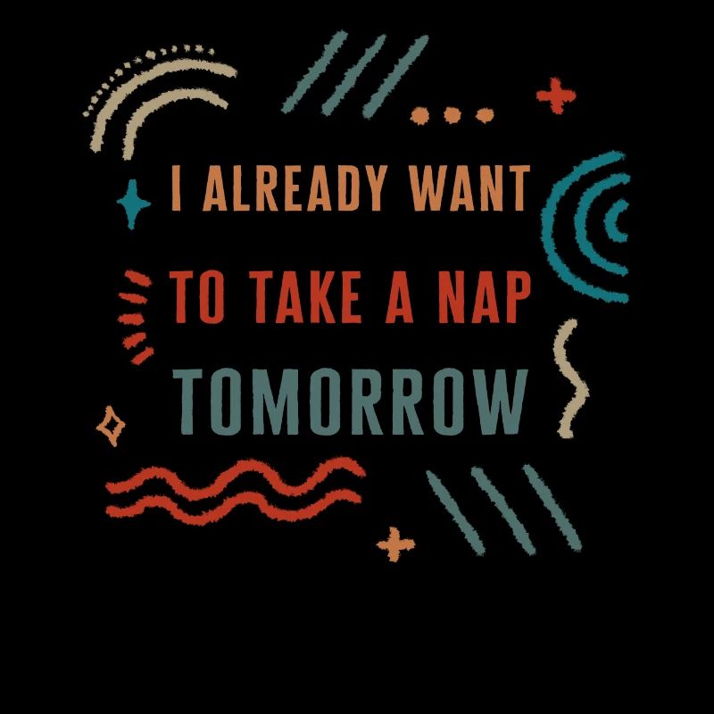 Nickerchenhemd, ich möchte schon ein Nickerchen machen