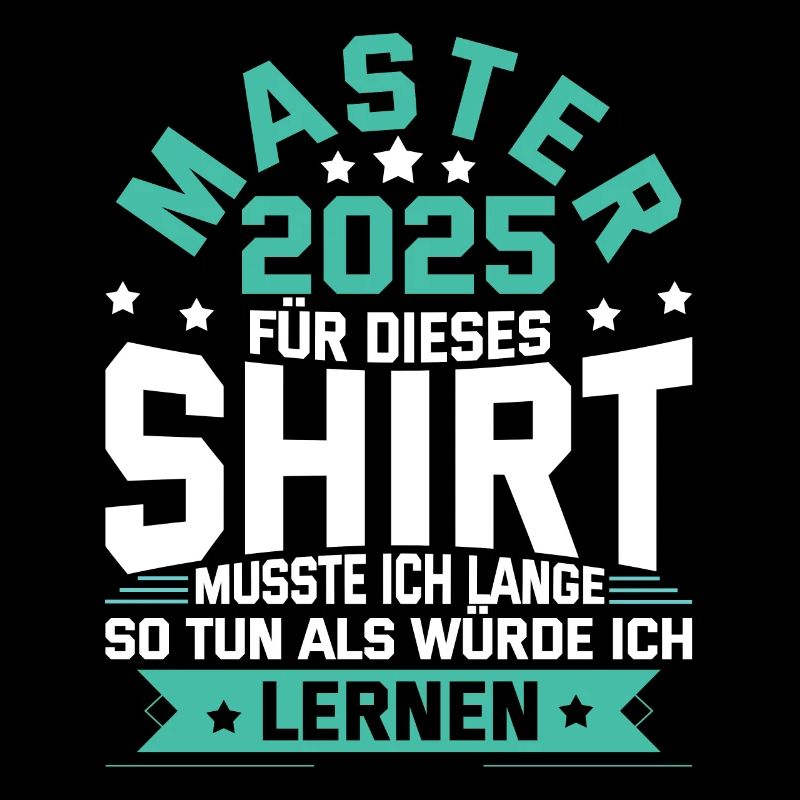 Master 2025 Abschluss Geschenk Studium Absolvent