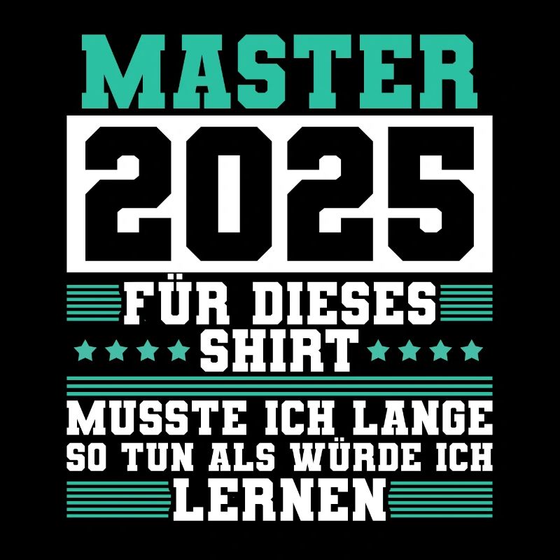 Master 2025 Abschluss Geschenk Studium Absolvent