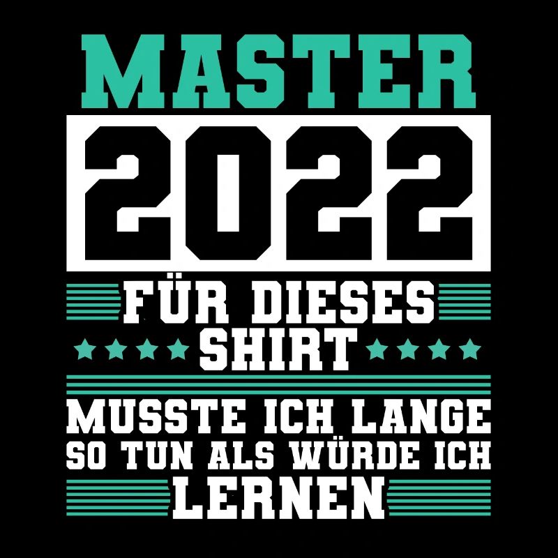 Master 2022 Abschluss Geschenk Studium Absolvent