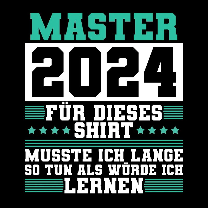 Master 2024 Abschluss Geschenk Studium Absolvent