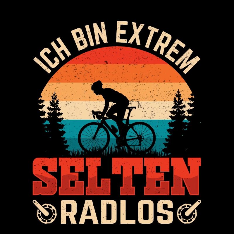 Ich bin extrem selten Radlos Radfahrer Geschenk