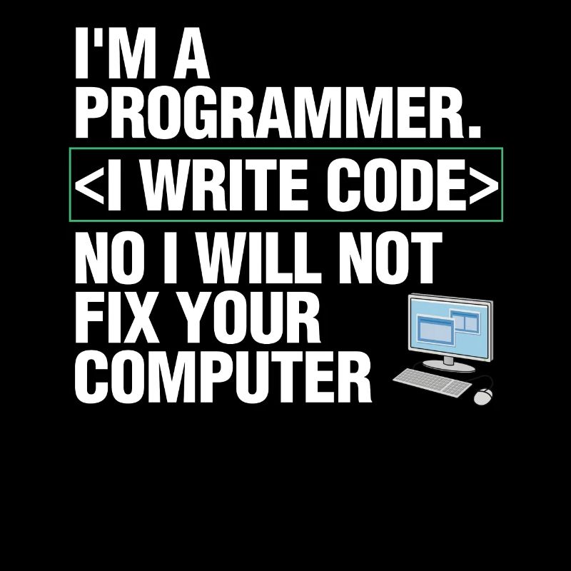 Computer Programmer Funny Gift Coder