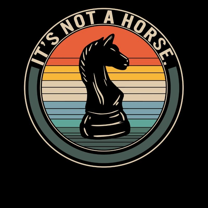 Chemise d’échecs, ce n’est pas une pièce de chevalier d’échecs de cheval