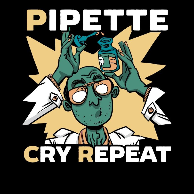 Pipette Cry Repeat Science Microbiologie Scientifique