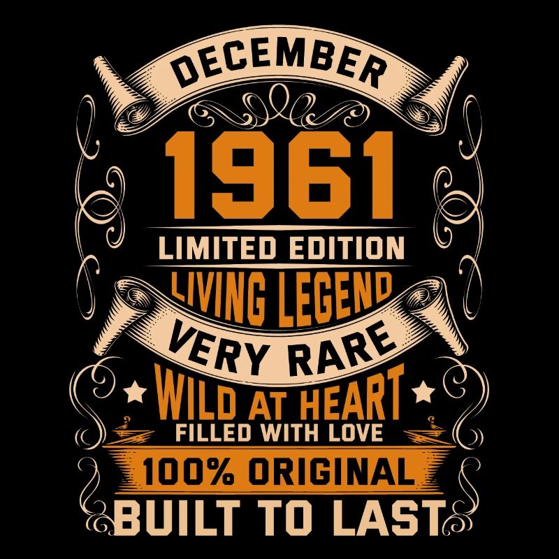 Birthday Legends 100% Original Décembre 1961