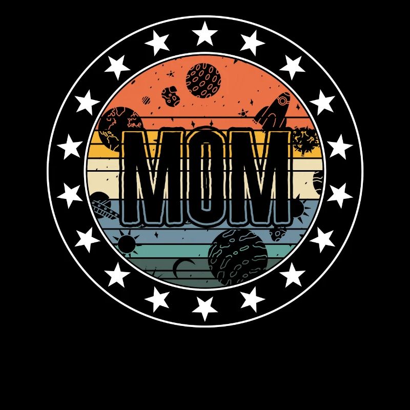 Space Mom Shirt, Mom Outer Space Tee, Astronautin