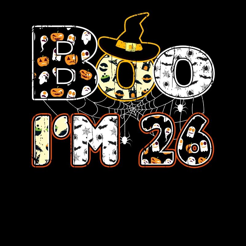 Halloween Pattern Spider Creatures Birth Age 26