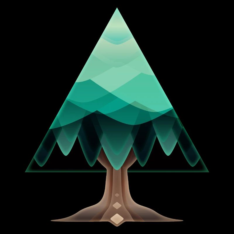 The triangular tree