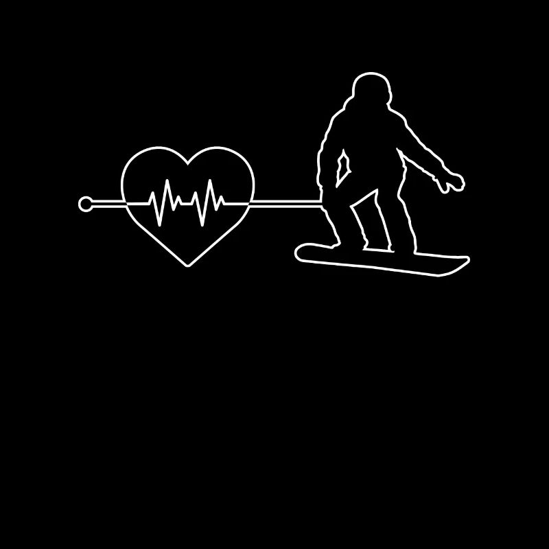 Snowboarding heartbeat