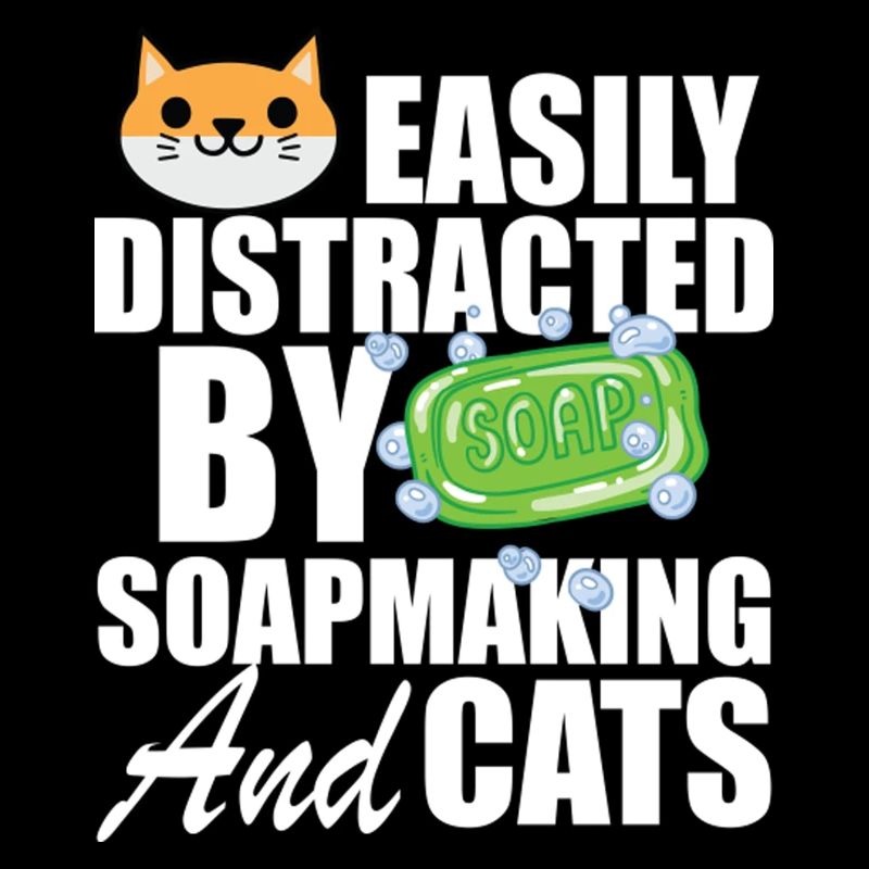 Soap Maker Easily Distracted By Soapmaking And Cat