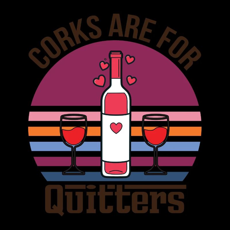 Corks are for drinking wine night for