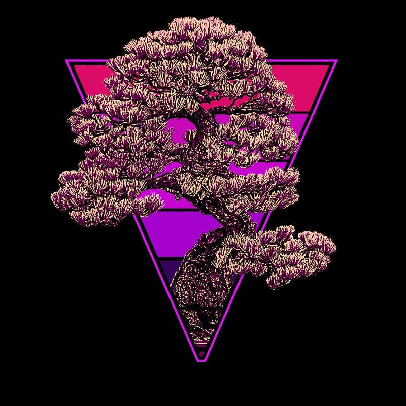 Bunter Bonsai Baum