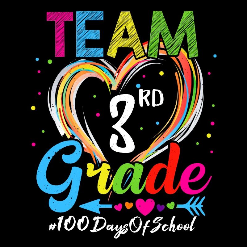 100e jour Équipe de 3e année Escouade 100 jours d’école