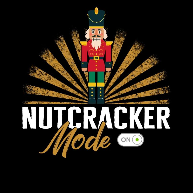 Weihnachtshemd, Nussknacker-Modus auf Design-Tee,