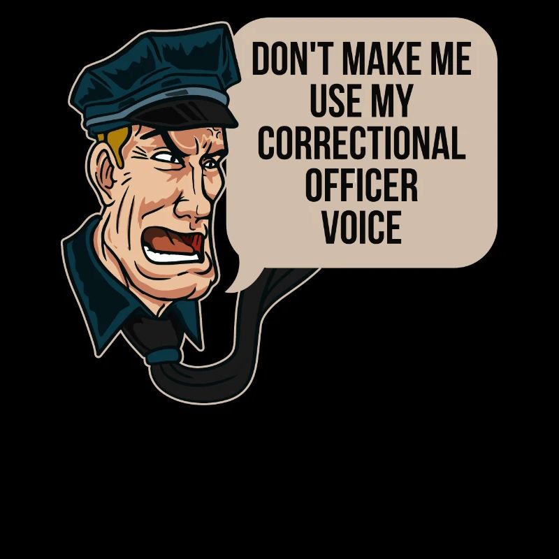 Cadeau de prison vocal d’agent correctionnel