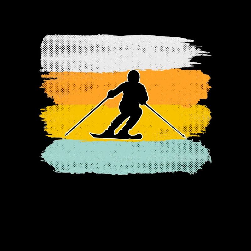 Retro skiing